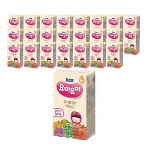 [소비기한 임박] 요미요미주스 과일믹스, 125ml, 24개