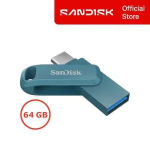 [샌디스크] 울트라 듀얼 드라이브 고 USB 메모리 64GB 64기가 DDC3 블루 Gen1 150MB/s