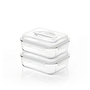 글라스락 클래식 핸디 화이트, 2.7L, 2조, 1개