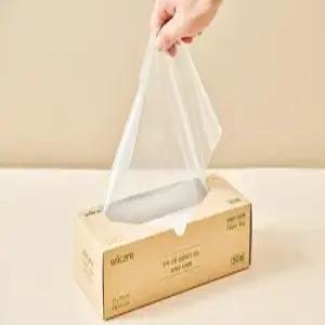 친환경 산화 생분해 지퍼백 중형 50매 위케어 비닐봉투 지퍼팩