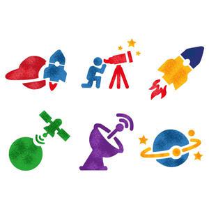 대문닷컴 스텐실 도안(ST-3493)(ST-6198)우주탐사