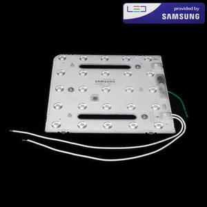 LED 사각모듈방등 15W /주광색 사각 방등 직부등 안정기 일체형 리폼 LED모듈 기판 세트 램프 조명 교체