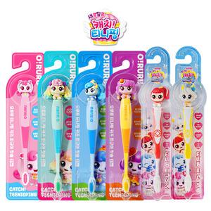 캐치티니핑 피규어 어린이 칫솔 어린이 미세모 캐릭터