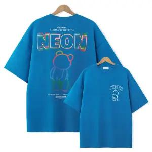 [하프클럽/엠엔씨]네온곰돌이 박스핏 반팔티 (MDBT695HO)