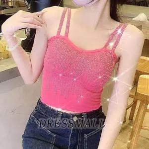 [드레스몰] 이뱅 나시 탑 여성 요가 탱크 라인 밸리 댄스 복 벨리 줌바 방송 상의