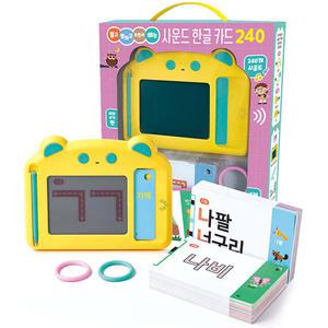 [애플비북스] 듣고 말하고 쓰면서 떼는 사운드 한글 카드 240