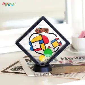 아트랄라 몬드리안 랩핑액자 꾸미기 미술작품 만들기 키트 블랙