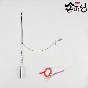 손피싱 갈치 텐빈채비 선상 속공 편대 활형 삼각형 쌍바늘