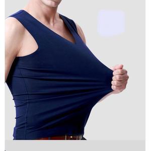 남성 심리스 쿨나시 여름 V넥 무봉제 아이스 런닝속옷 이너티 빅사이즈