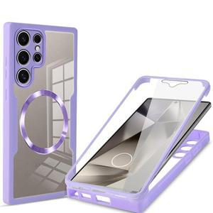 [유니커블]갤럭시 s26 s25 s24 s23 s22 울트라 플러스 마그네틱 맥세이프 호환 전면 풀커버 실리콘 케이스