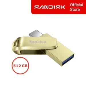 [샌디스크] 울트라 듀얼 드라이브 럭스 USB 메모리 512GB 512기가 DDC4 골드 Gen1 400MB/s