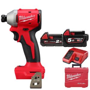 밀워키 임팩 드라이버 드릴 신형 M18 BLIDR 522 배터리2개세트18V