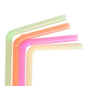 자바라 주름 일회용 빨대 500p 세트