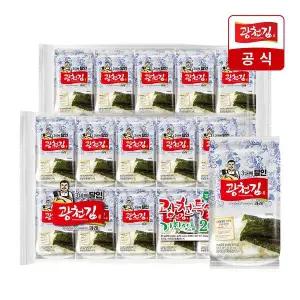 [광천김] 3대째 달인 파래 도시락김 4g 20봉x2팩 (총 40봉)