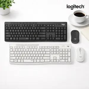 로지텍코리아 MK295 Silent 콤보 무선 키보드 마우스 세트 블랙 화이트 정품