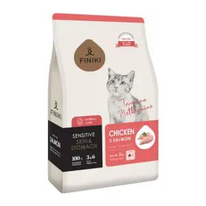 피니키 센서티브 스킨(SS)치킨 살몬 2kg 고양이 사료