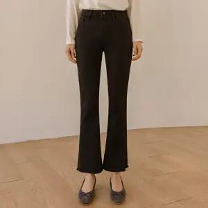 뉴블랙 스판 부츠컷진