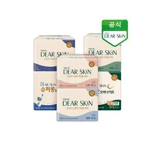 [깨끗한나라]디어스킨 에어엠보 소중대중대특대 2개입 혼합구성