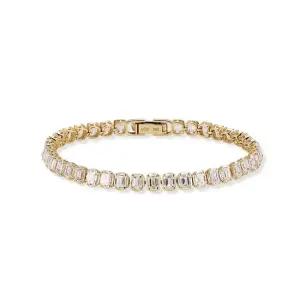 14k 프레임 랩 다이아몬드 테니스 팔찌_약16cm