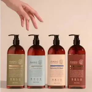 아미니 홈스파 오일 바디워시 400ml 3개