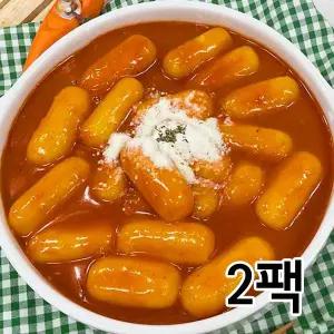 핫이슈 치즈품은 떡볶이 375g(2~3인분) 2팩