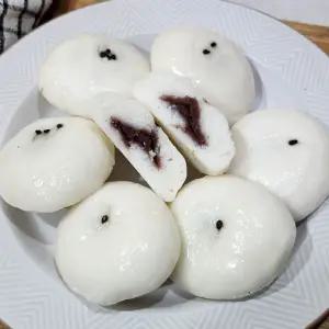 30년전통 멥쌀 잔기지떡 24개 840g 진 기지떡 기정떡 기주떡 기장떡 증편 떡 술떡 빵떡 멥쌀떡 팥앙금떡 팥