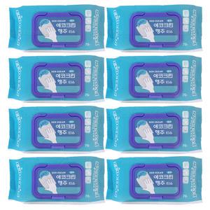 더모아 [ 에코크린 행주 티슈 70매 8개 ] 1박스 베이킹소다 청소포