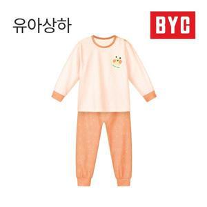 BYC 9부 편면 순면 유아 상하세트 실내복 여아동 내의 BCF0058