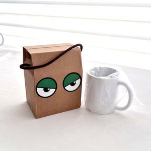 승화전사용 머그컵 일직선 백자 도자기 DIY 열전사 프레스 포토 인쇄 1p끈선물상자 포함 인쇄제작용