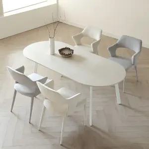 바모스 타원 세라믹 식탁 테이블 4인용 1400