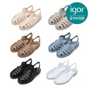 [트래드후스](센텀시티점)[IGOR] 이고르 비아리츠 젤리슈즈 6 COLORS 맘앤키즈 젤리슈즈 여름샌들 여성...
