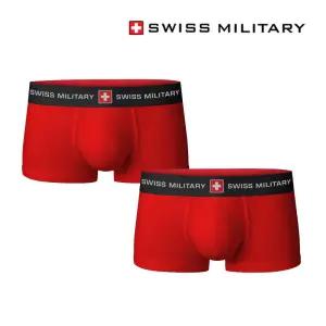스위스밀리터리 남자팬티 드로즈 레드 (2개) 속옷/무지