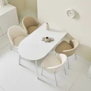 바모스 반타원 세라믹 식탁 테이블 4인용 1400