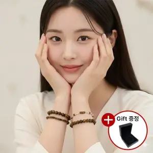 액막이 호랑이눈 호안석 행운팔찌 특A등급 원석 염주 재물운 건강운 케이스 포함