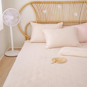 [포몽드] 줄누빔 냉감 아기 쿨매트 듀라론 침대 에떼쿨 패드 킹