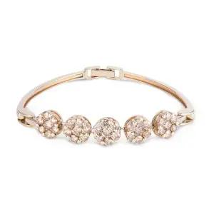 14k 블루밍 다이아몬드 스틱 팔찌