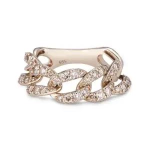 14k 샤인 글램 다이아몬드 반지총 0.9CT