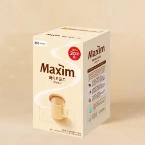 [맥심] 화이트골드 커피믹스 180입 (+20입)