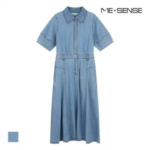 [미센스] 카라디자인 데님 원피스_MB44DOM201Z