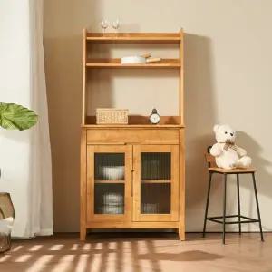 네오 데마르 800 원목 홈카페 수납장+상부장 NES045