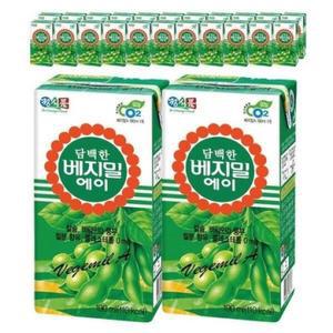 담백한 베지밀A 두유 190ml, 24개