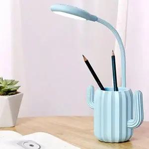 [셀러허브 1]JU LED 스탠드 연필꽂이 선인장 테이블램프 충전식 (17581753)