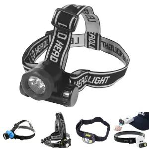 스마토 LED 헤드 라이트 (1EA)/충전식/렌턴/해드/모자/랜턴/휴대용/LED/램프/등산용/낚시/해루질/캡/밴드