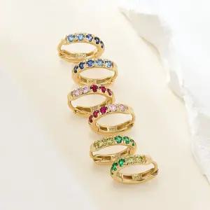 갤러리아 [비앤비골드] 18K 그라벨 듀오 원터치 링 귀걸이 한쌍 3종 모음