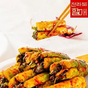 전라도할매 국내산 원재료로 주문 즉시 제조하는 프리미엄 오이부추김치 1kg