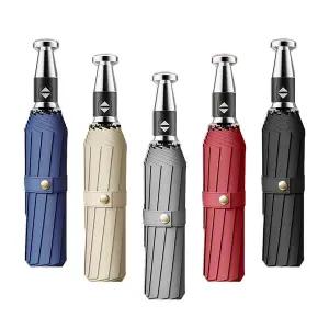 [포유렐라] 216살대 폭풍 3단 자동 암막 접이식 대형 우산