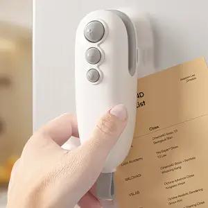 휴대용 미니 실링기 커팅기 비닐 봉지 밀봉기 충전식