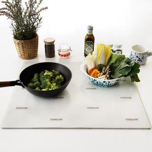 시라쿠스 히트컬러 풀커버 열감응 전면보호 인덕션 보호매트 로고형