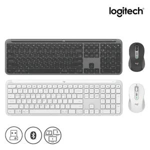 로지텍코리아 시그니처 MK950 무선 슬림 블루투스 콤보 키보드 마우스 세트 한글자판
