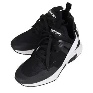 톰포드 25FW 남성 네오프렌 스웨이드 자고 스니커즈 블랙화이트 J1100 TOF001N 3NW01